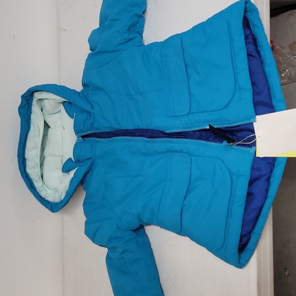 NEW! Kids Cold Weather Winter Jacket Coat w/ Hood & Gloves - All in Motion - Picture 4 of 11